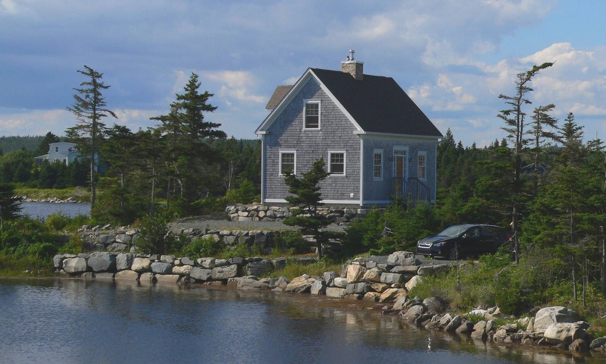 Halifax County Cottage | Beautiful post & beam oceanfront cottage on it's own private peninsula paradise