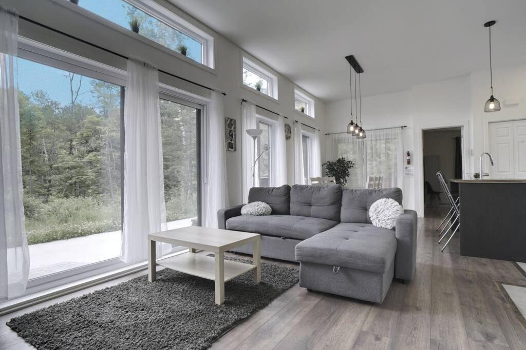Chertsey Ski Chalet | Chalet L'Hérisson (Modern, Spa, BBQ, waterfront)