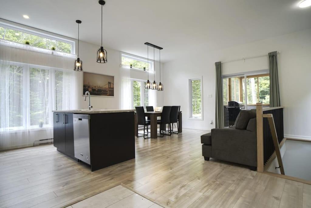 Chertsey Ski Chalet | Cottage le Cerf (modern, spa, BBQ, accès lac Lili)