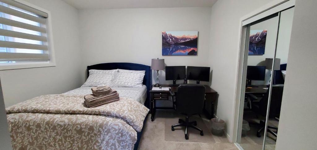 Northwest Calgary House | Delightful 1-bedroom Private Suite in a New Home