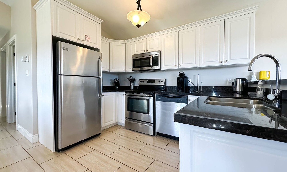 Stanley Bridge Condo | Deluxe two bedroom condo with outdoor fireplace