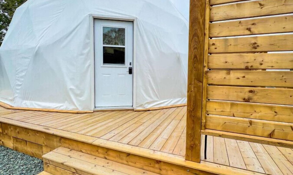 West Bay Cabin | Dome 4 · Lakeside Luxury Dome Experience With Hot Tub