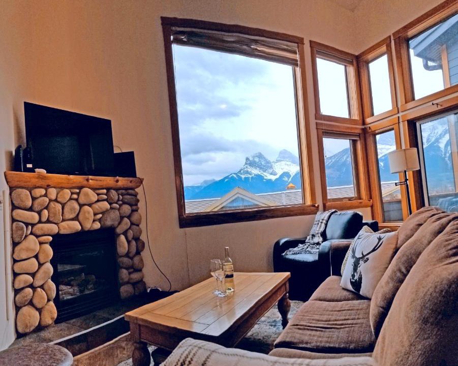 Canmore Apartment | Downtown Loft, Mountain Views, Fireplace, Couple's Retreat, Walker's Paradise
