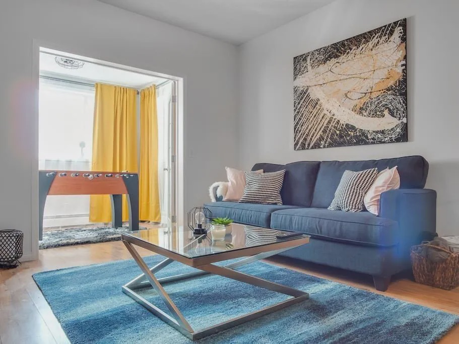 Beltline Apartment | Fun and Colourful Condo w Foosball Parking Coffee