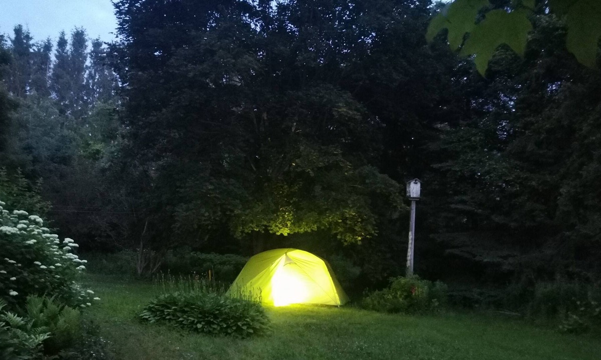 Grafton RV Rental | Furnished Tent Near Toronto, Bug Proof, Shared Full Bath, Near Lake