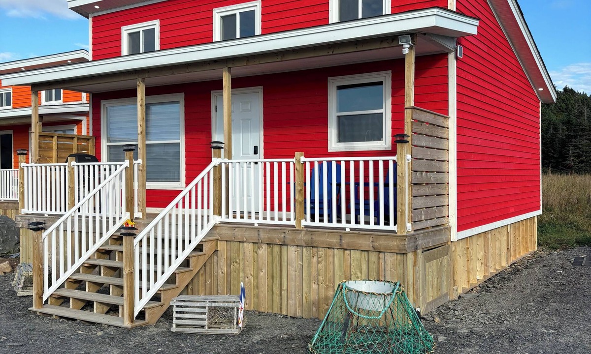 Twillingate Cottage | Red Jellybean: Great ocean views and sunsets a short walk to town