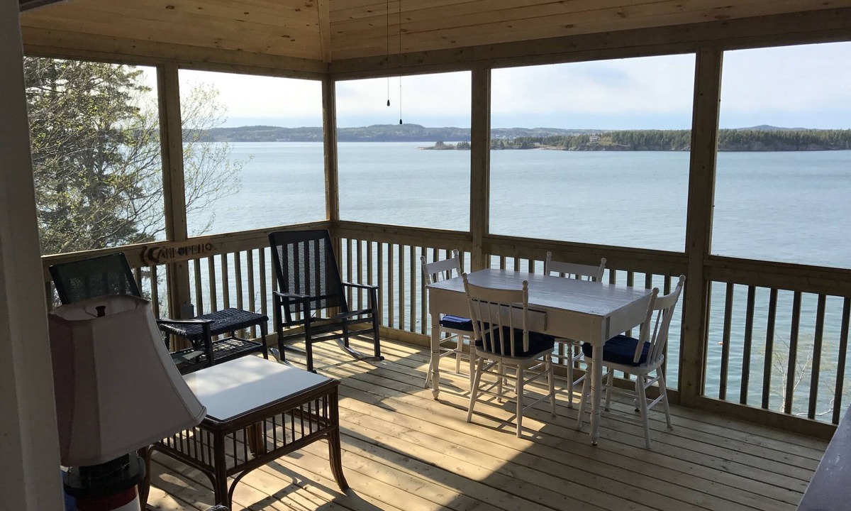 Campobello Island Cottage | Secluded Oceanfrot cottage:Unbelievable oceanfront views-Screened in Gazebo