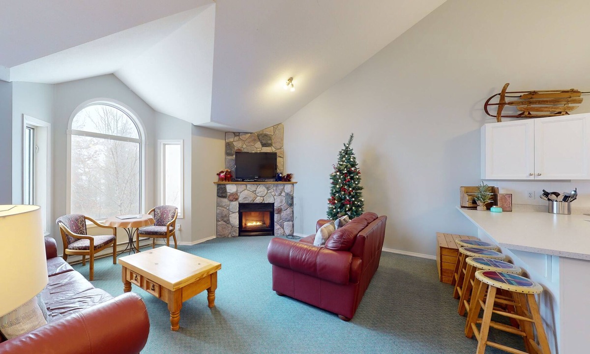 Big White Ski Resort Condo | Ski-in/Ski-out Condo with Fireplace, Free WiFi & Shared Hot Tub
