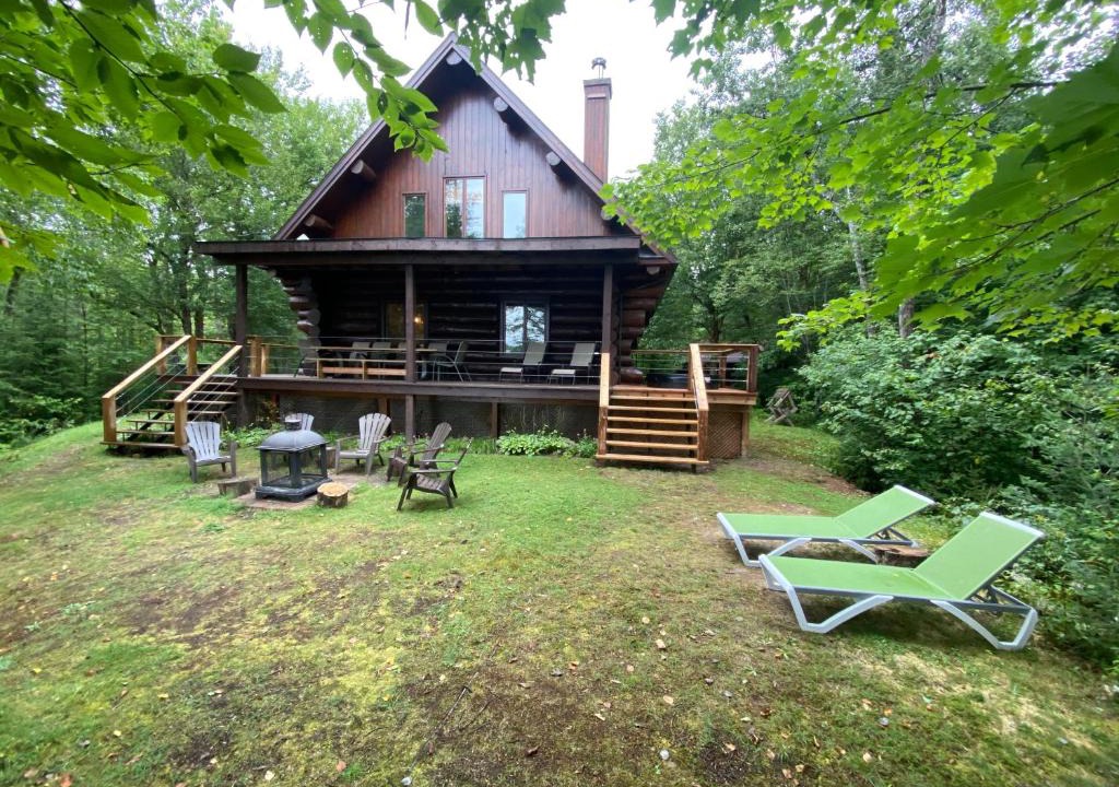 Lac-Saguay House | SPA Chalet Bois Round, Lac Ruisseau et Montagne