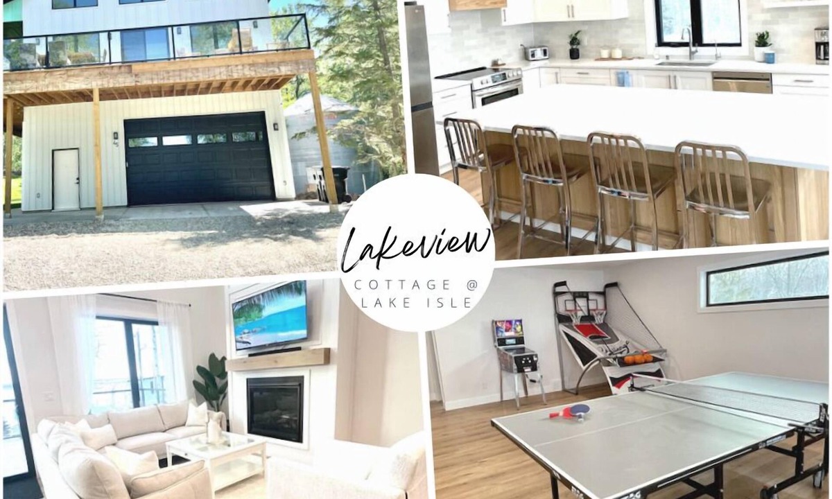 Silver Sands Cottage | Stunning Lakeview Cottage at Lake Ilse * Games Room * 5 mins to Seba - Sleeps 15