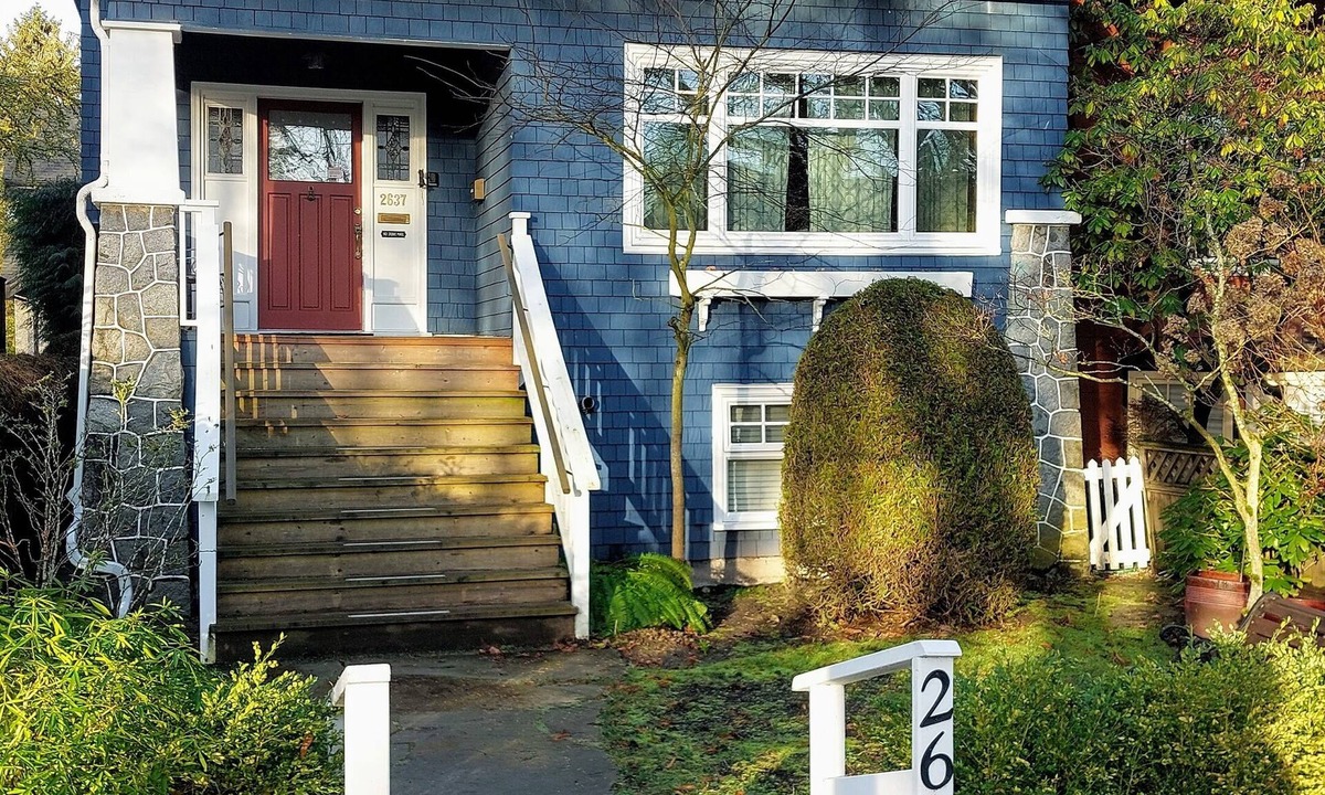 Kitsilano House | The Blue House with the Red Door in Kitsilano
