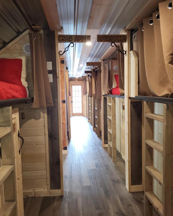 East Kootenay Hostel | THE ORCHARD (HOSTEL WITH PRIVATE BUNKS)