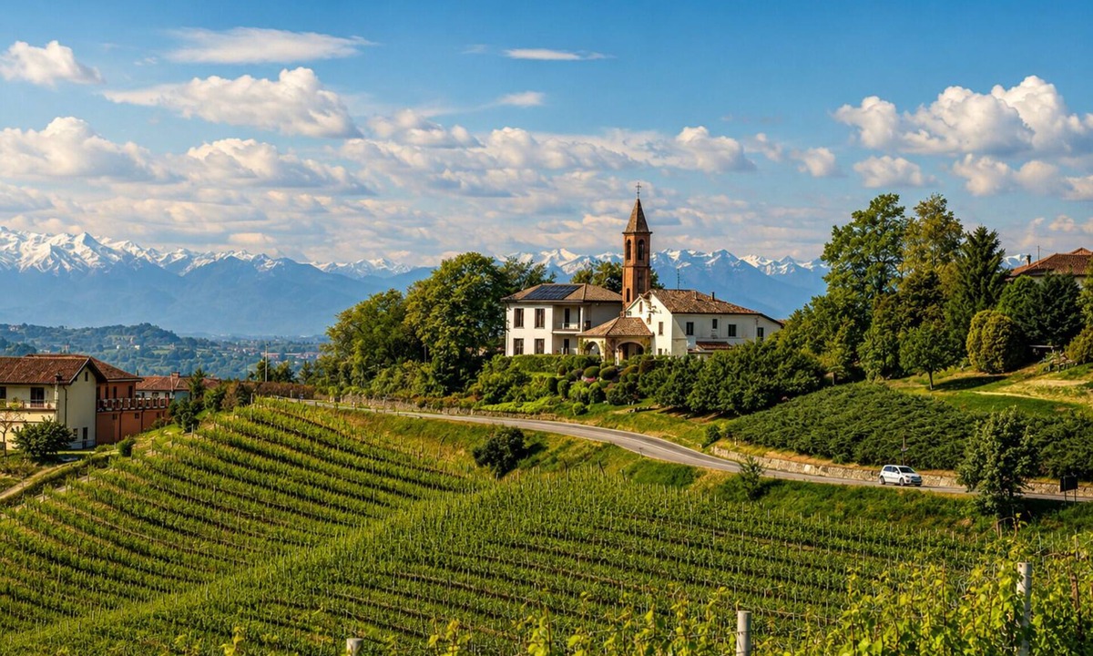 Monforte d'Alba Apartment | Villa Irene Langhe - Green Suite, First Floor - View of the Monforte and Novello Vineyards
