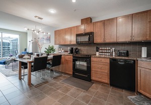 1 bedroom high floor condo with beautiful downtown view