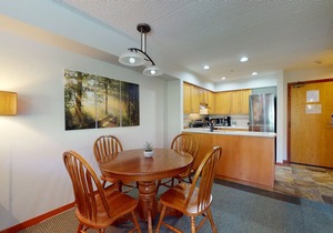 1BR | Lake Placid Lodge | King Bed | Common Pool, Hot Tub, BBQ, & Lounge | Private Balcony