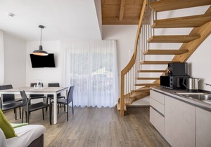 Apartment "Set Residenz Bun Sté" with Mountain View, Sauna & Balcony