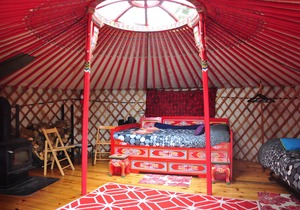 Big Red Yurt at Cabot Shores Wilderness Resort