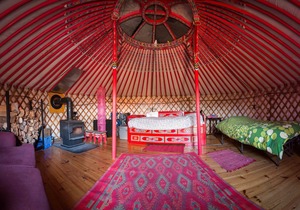 Big Red Yurt at Cabot Shores Wilderness Resort