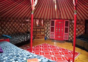 Big Red Yurt at Cabot Shores Wilderness Resort