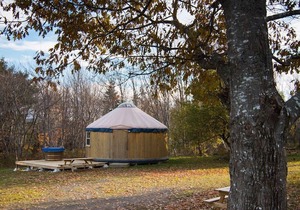 Cedar Yurt at Cabot Shores Wilderness Resort
