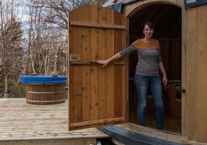 Cedar Yurt at Cabot Shores Wilderness Resort