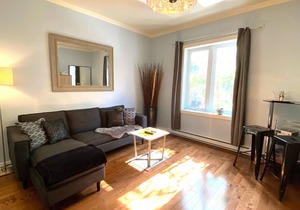 Downtown condo w/terrasse -Comfortable, quiet haven in the midst of everything!