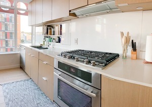 Downtown Vancouver (Olympic Village), free parking, gym, A/C, close to transit