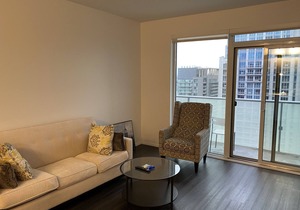 Fully furnished 1 bed apartment in downtown toronto high floor!