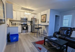 Furnished 1 room suite w/ private entrance