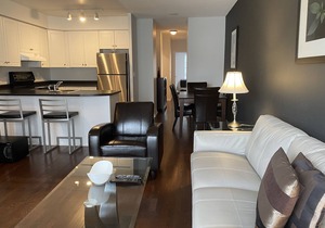 Heart of downtown Toronto, furnished 2 BR Premium Deluxe Suite