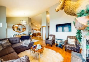 Homey mountain condo w/ski-in/ski-out access, private hot tub & free WiFi