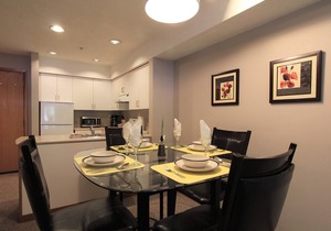 Lake Placid #121 | 1 Bedroom Creekside Condo with Kitchen and Fireplace