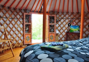 Little Orange Yurt at Cabot Shores Wilderness Resort