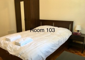 Near Pearson Airport Subway 1 Queen Bed with shared bathroom-Room 103
