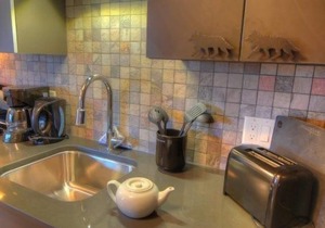 NEW + Unique Wolf Condo | Hot Tub Access