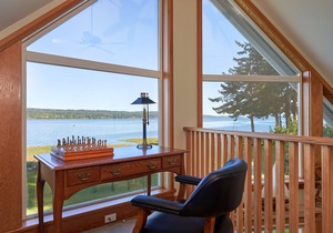 Open Design West Coast Home on 1600 Feet of Private Waterfront