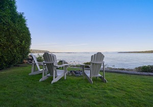 Open Design West Coast Home on 1600 Feet of Private Waterfront