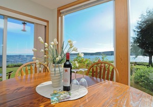 Open Design West Coast Home on 1600 Feet of Private Waterfront