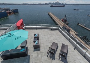 Penthouse Waterfront North Vancouver 3 Bedroom with Views, 4000 sq ft Patio