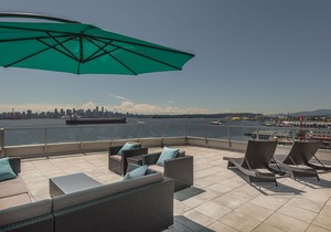 Penthouse Waterfront North Vancouver 3 Bedroom with Views, 4000 sq ft Patio