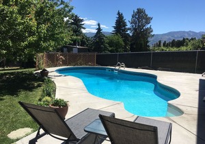 Relax Poolside in West Kelowna