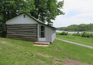 Rustic Lakeside Log Cabins
