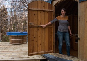 The Cedar Yurt at Cabot Shores Wilderness Resort