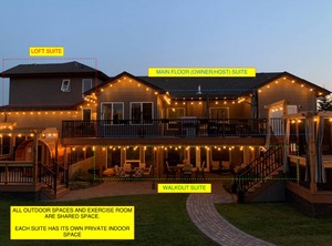 Dragonfly Inn Loft Walkout Entrance | Sherwood Park