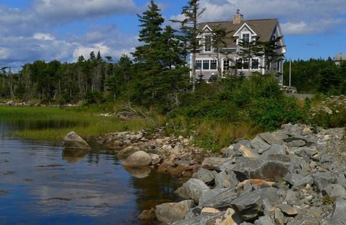 Halifax County Cottage | Beautiful post & beam oceanfront cottage on it's own private peninsula paradise