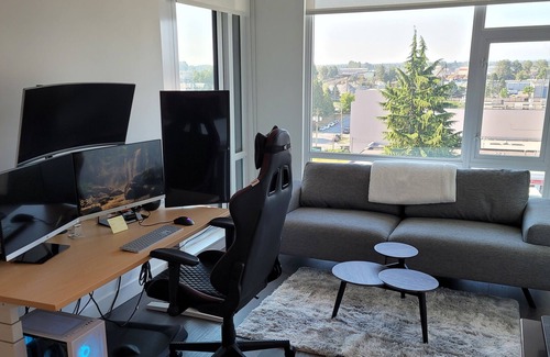 Sunset Condo | Contemporary & Pet-Friendly 1BR + Den Condo featuring a Charming Patio