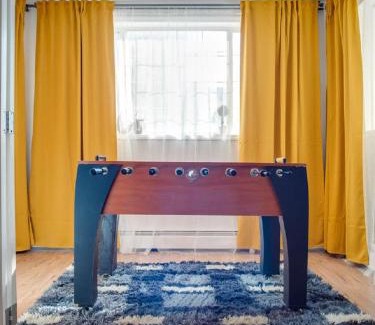 Beltline Apartment | Fun and Colourful Condo w Foosball Parking Coffee