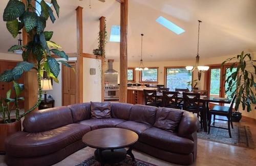 Lake Cowichan Villa | Private, Secluded Cowichan Riverfront Home