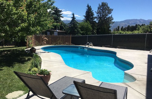 Westbank House | Relax Poolside in West Kelowna