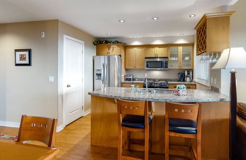 Big White Ski Resort Condo | Ski-In/Out Two-Story Condo w/Free WiFi, Balcony, Private Hot Tub, Gas Fireplace